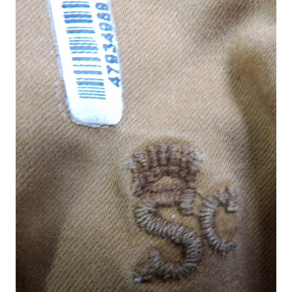 Scotch & Soda Mott Chino Pants Men 32x32 Cotton Stretch Slim Brown Khaki Trouser